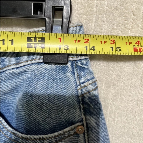 ASOS Design Rigid Tapered Jeans Blue Light Wash Size 28/32 - Picture 7 of 9